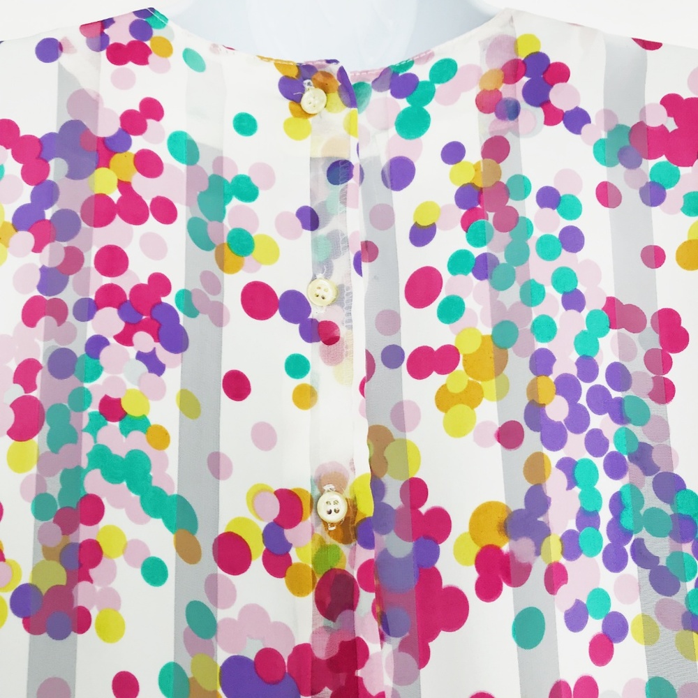 Nicola Vintage Polka Dot Blouse - Picture 6 of 8